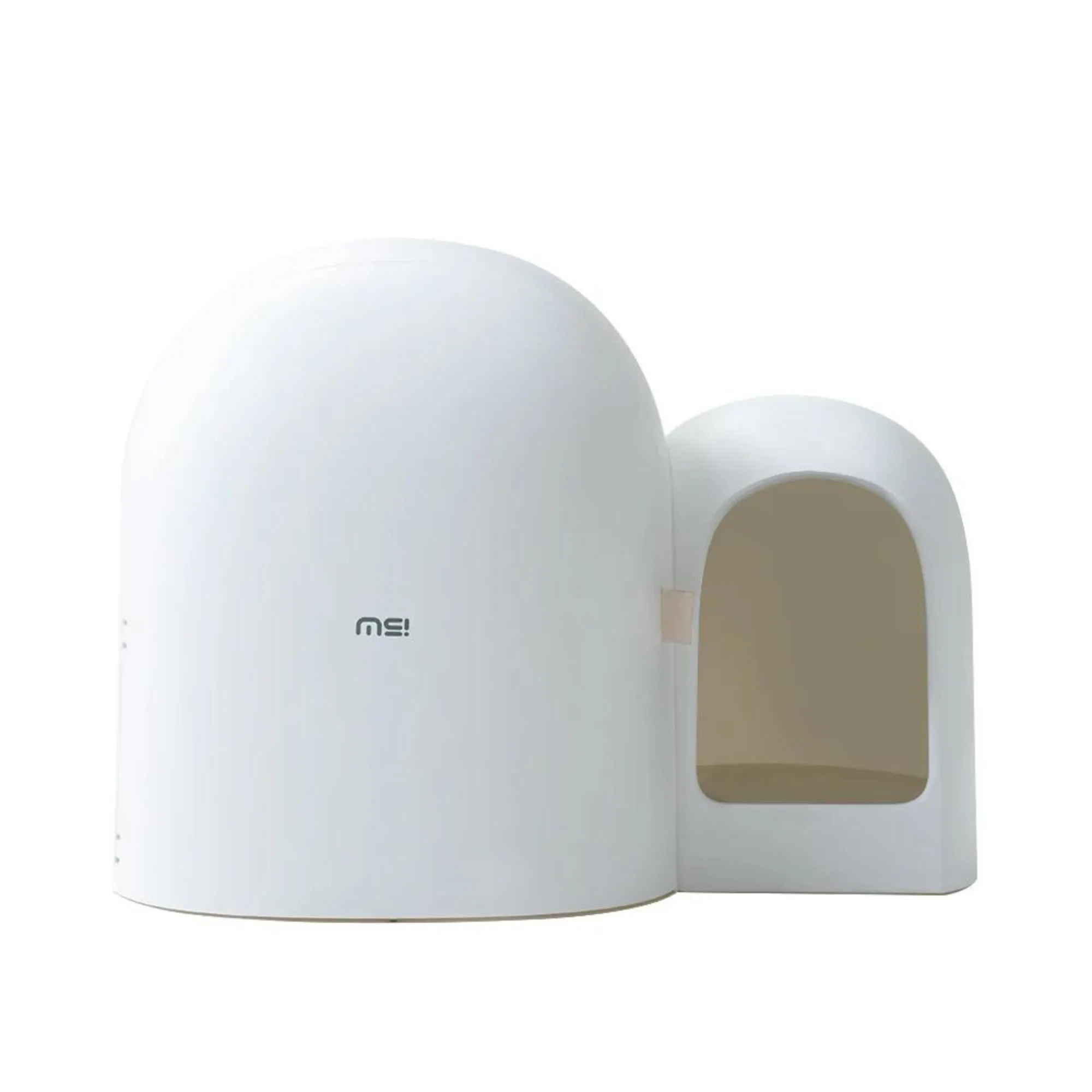 Makesure MAX Cat Litter Box Snow White