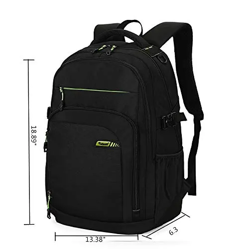 Meetbelify Big Kids School Backpack For Boys Kids Elementary School Bags Black/Blue