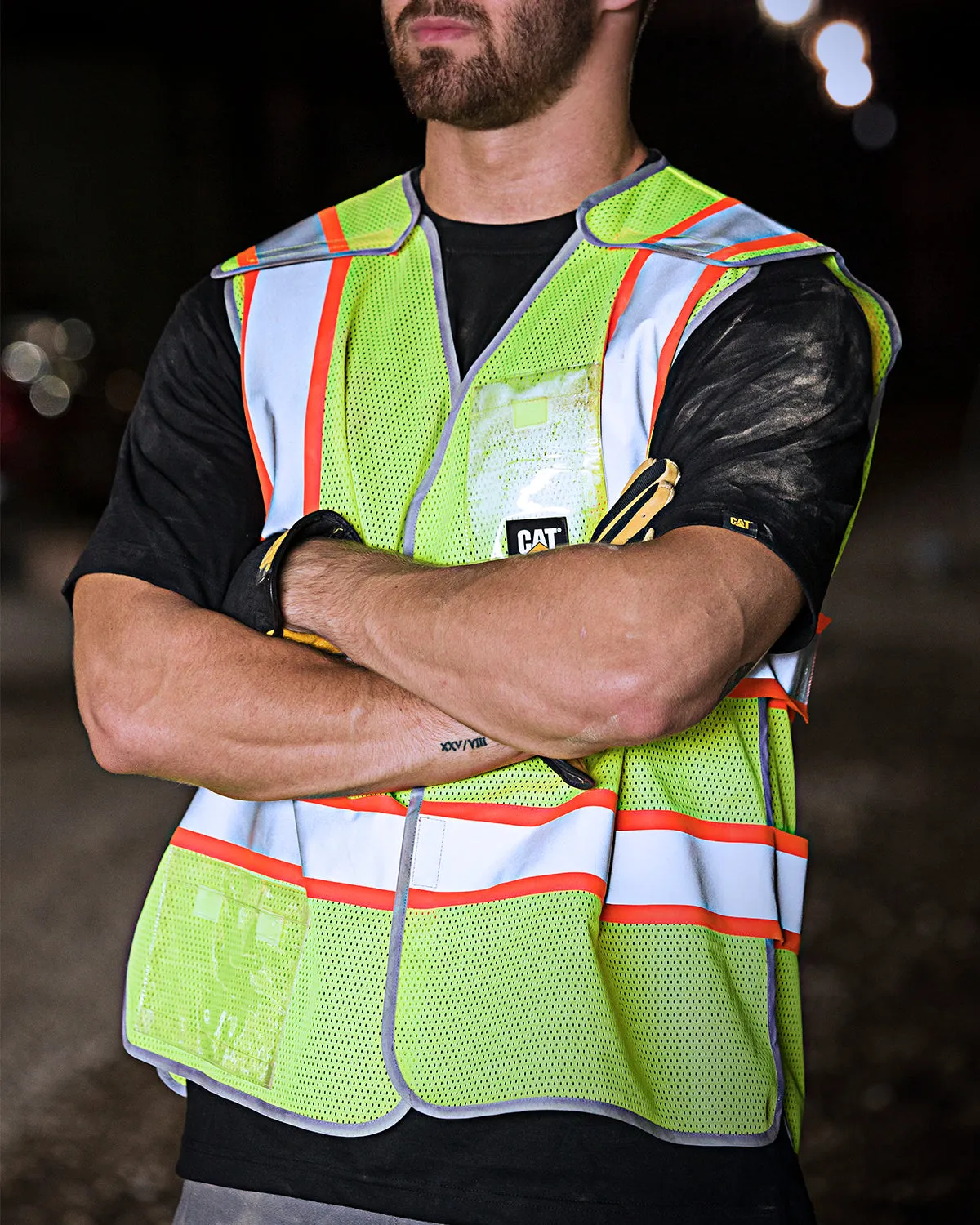 MEN'S HI-VIS 5 POINT BREAKAWAY SAFETY VEST