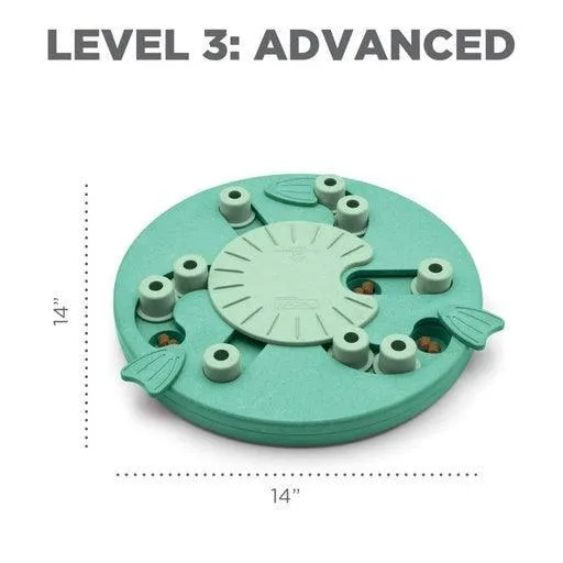 Nina Ottosson Dog Worker Treat Dispensing Interactive Dog Pet Toy Level 3 Board Puzzle Game Green