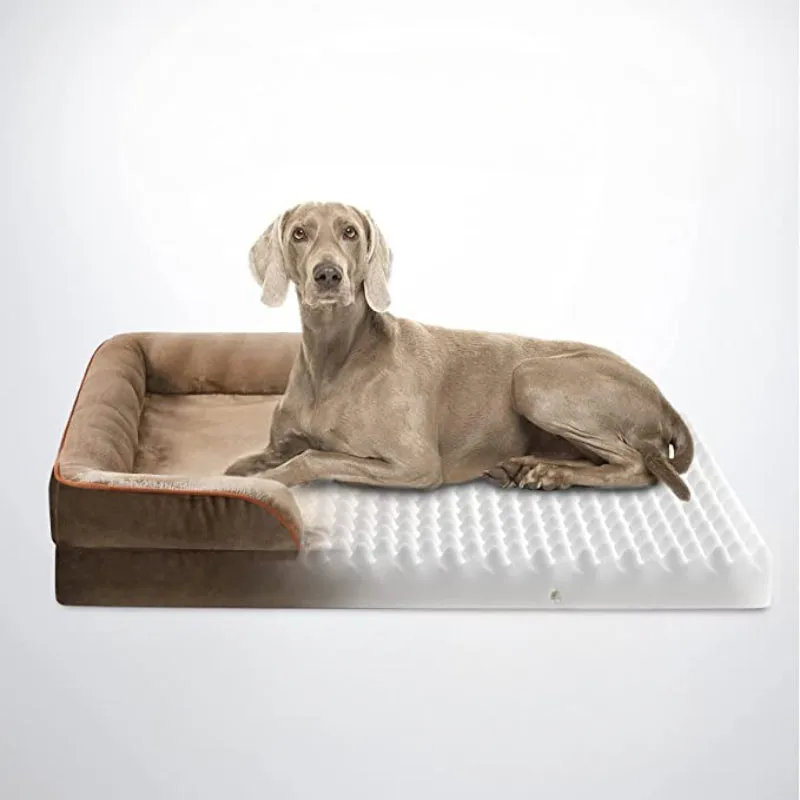 Orthopedic Dog bed - Waterproof , Foam Sofa with Nonskid Bottom Couch | Pet Bed for Dogs & Cats
