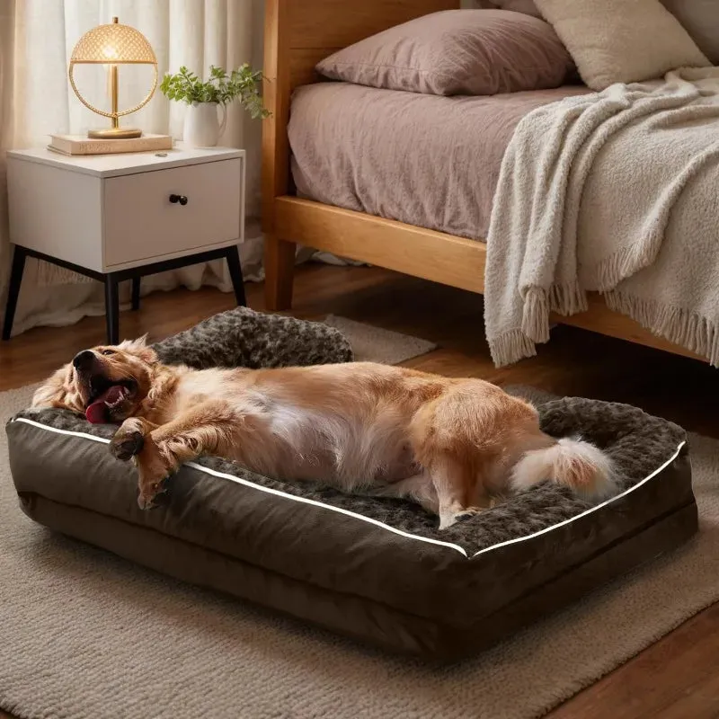 Orthopedic Waterproof Dog Bed with Removable Cover