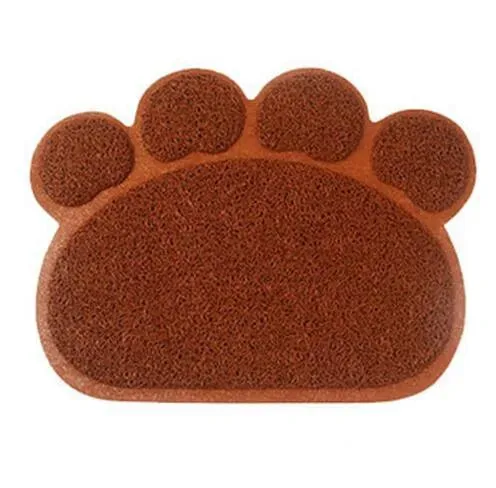 Paw Print Pet Litter Mat Charming Functional