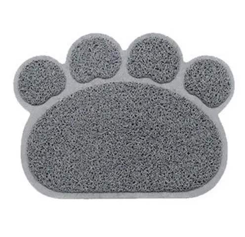 Paw Print Pet Litter Mat Charming Functional
