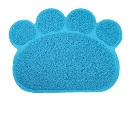 Paw Print Pet Litter Mat Charming Functional