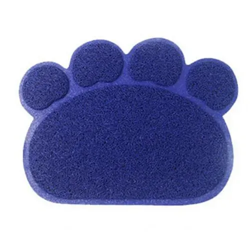 Paw Print Pet Litter Mat Charming Functional