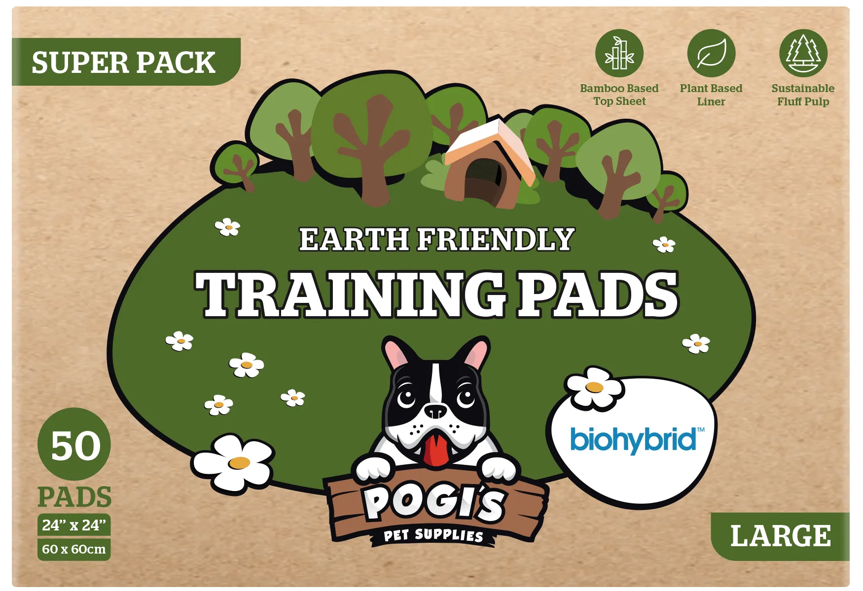 Pogi's Plant-Based Pet Training Pads