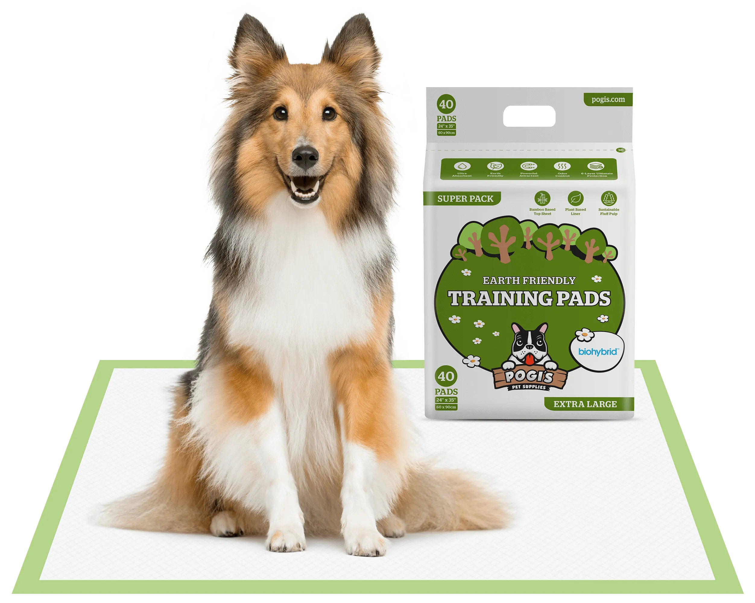 Pogi's Plant-Based Pet Training Pads