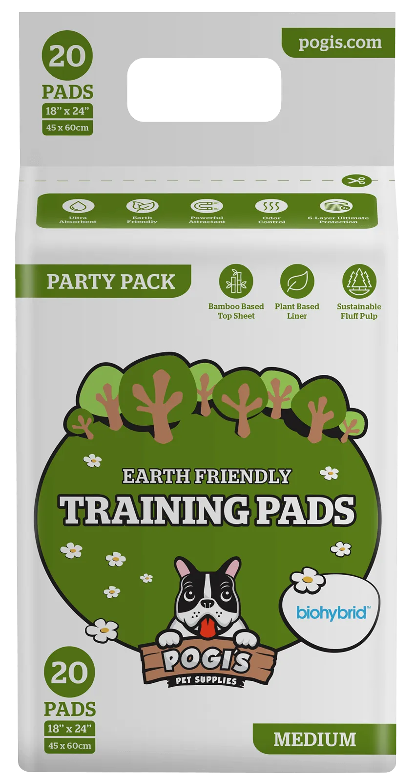 Pogi's Plant-Based Pet Training Pads