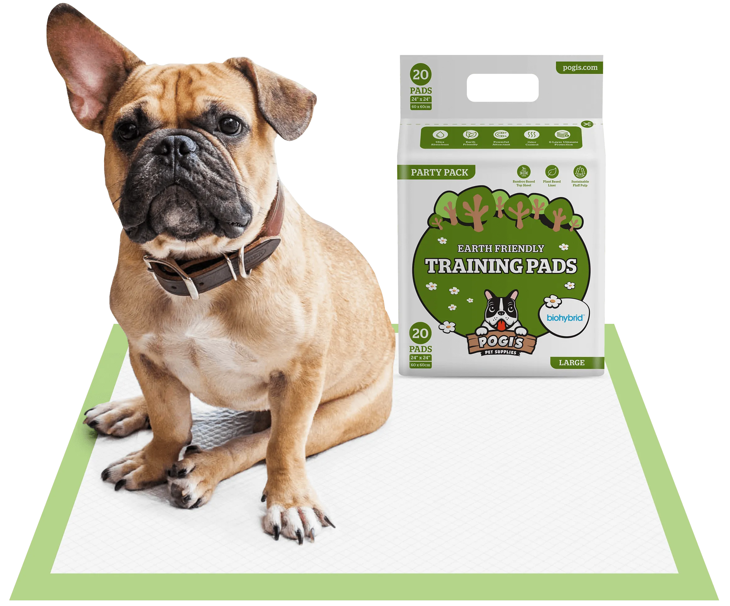 Pogi's Plant-Based Pet Training Pads
