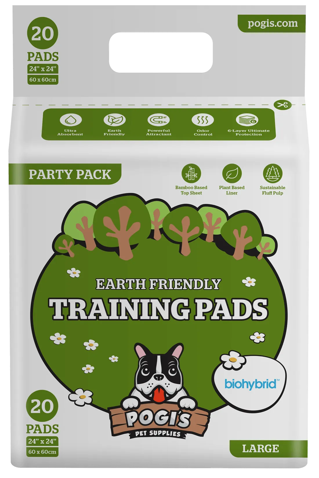 Pogi's Plant-Based Pet Training Pads