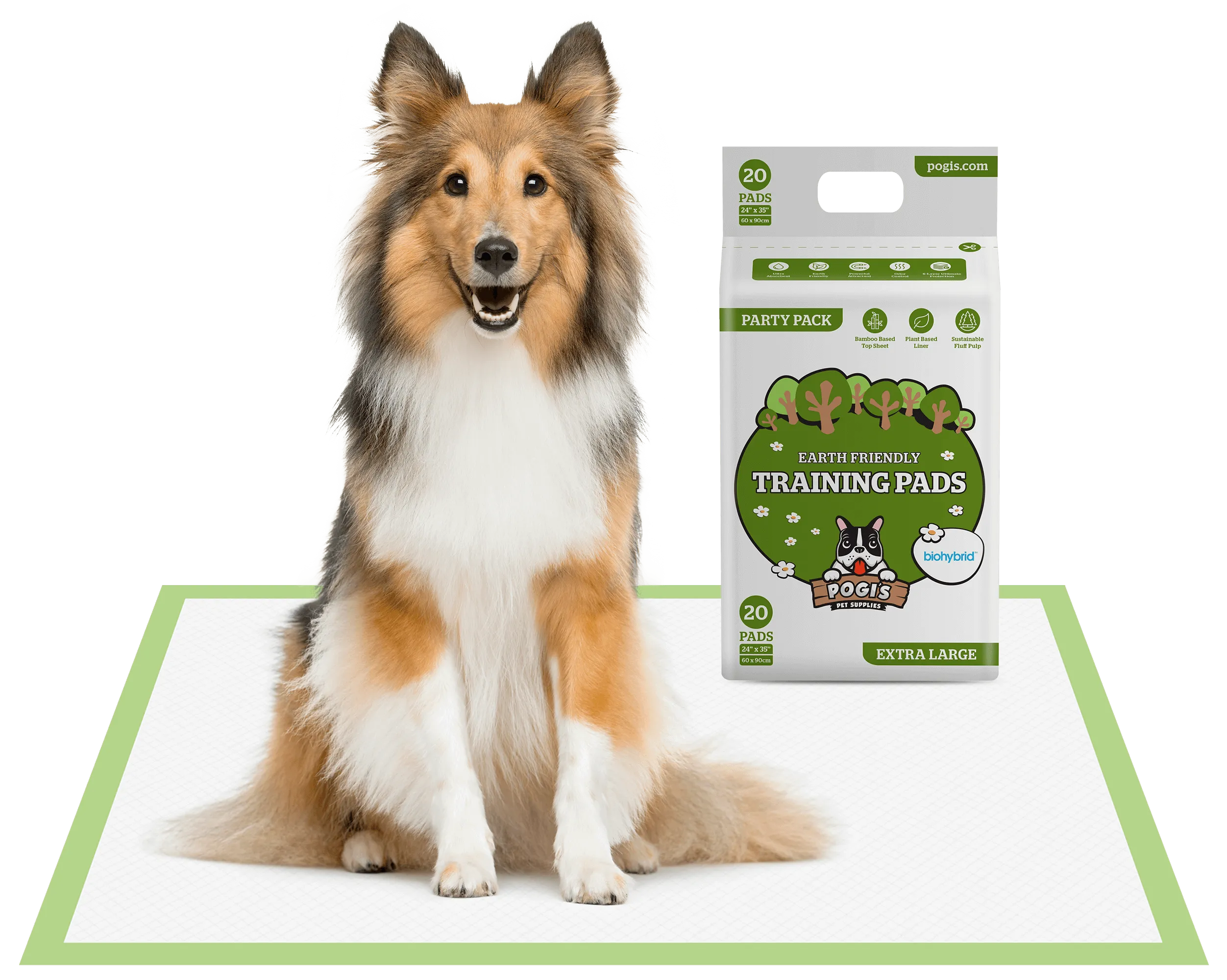 Pogi's Plant-Based Pet Training Pads