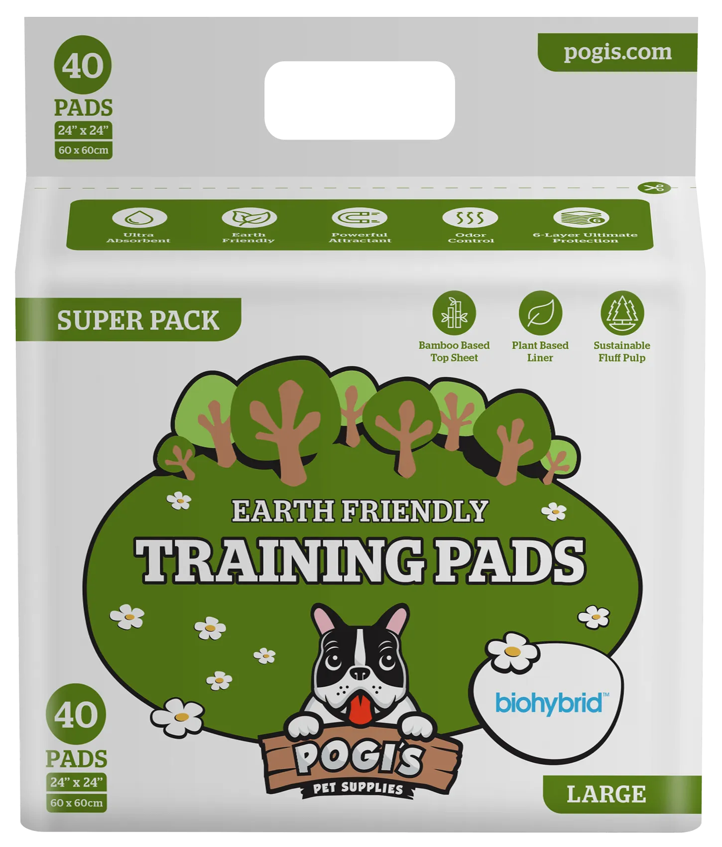 Pogi's Plant-Based Pet Training Pads