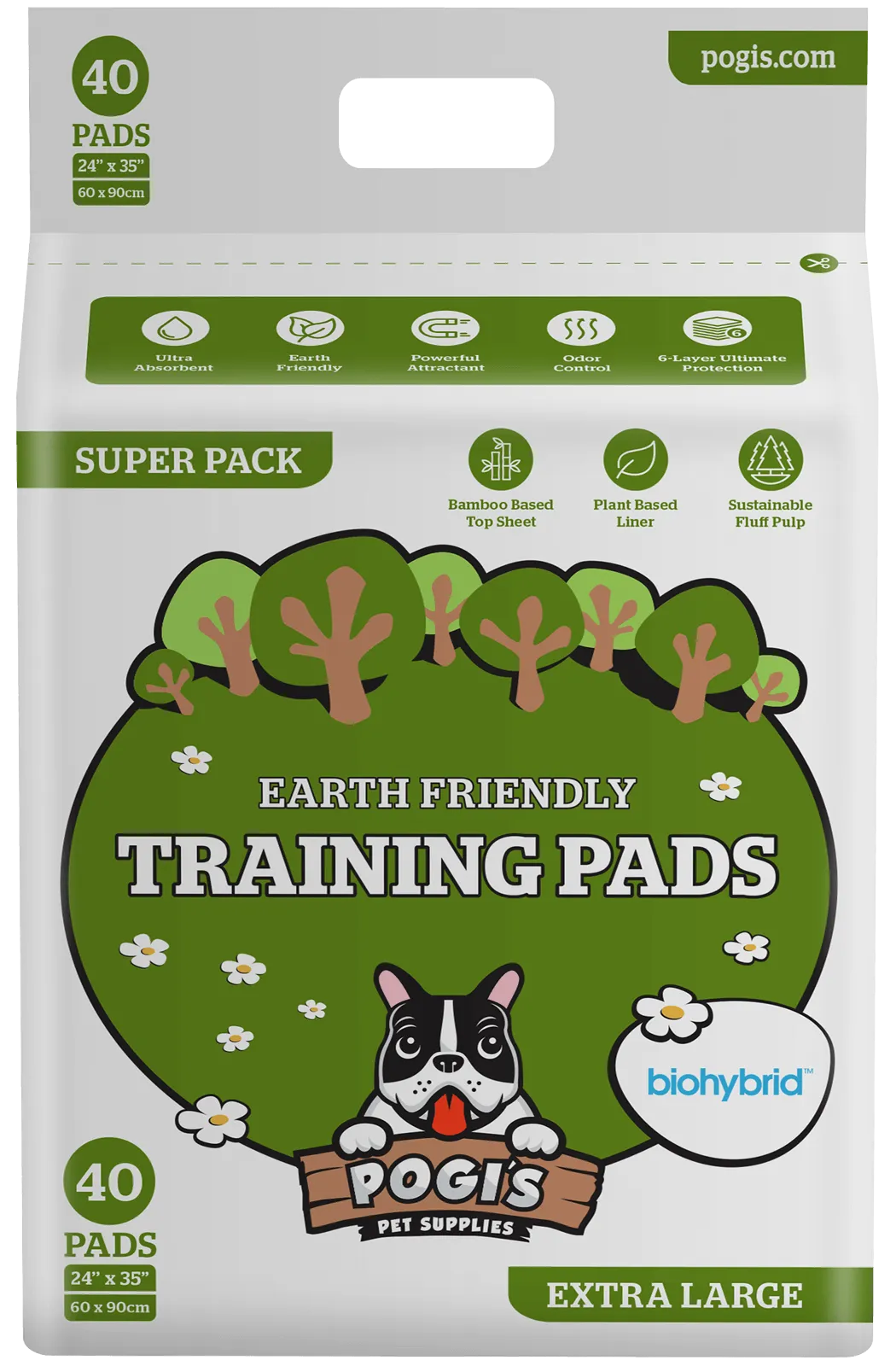 Pogi's Plant-Based Pet Training Pads