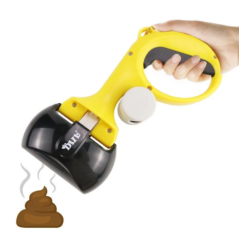 Portable Pet Toilet Pickup with Garbage Bag-Black Pet Supplies Cleaning Dog Walking Cleaning Daily Necessities