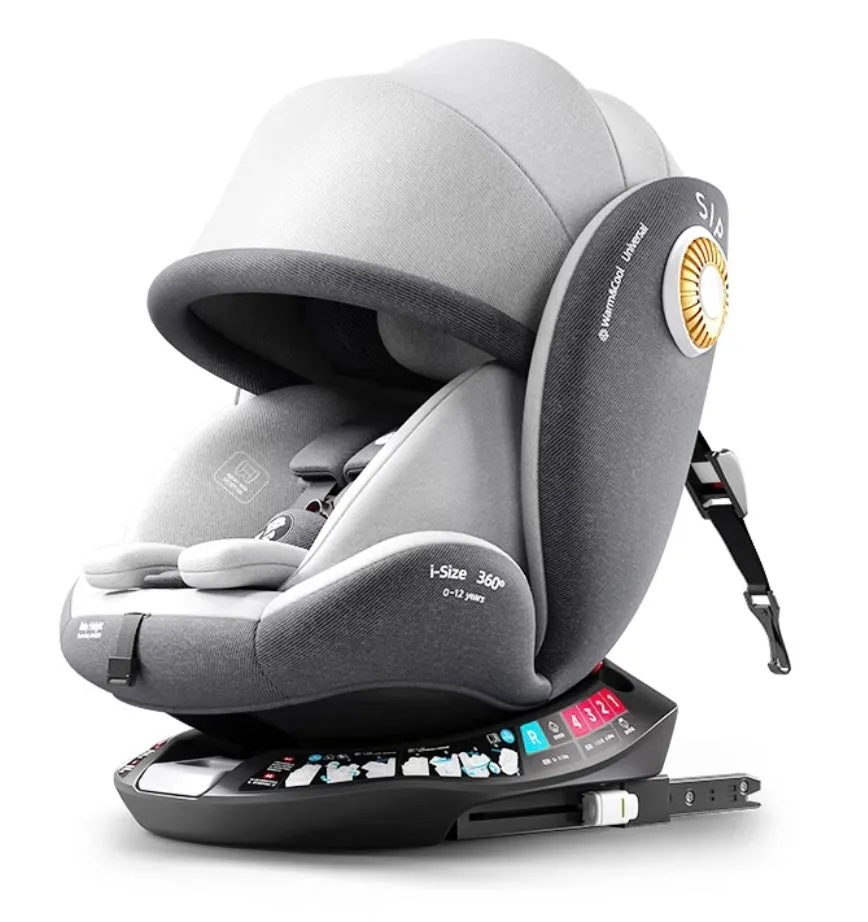 Premium Secure Swivel 360 i-Size Baby Car Seat