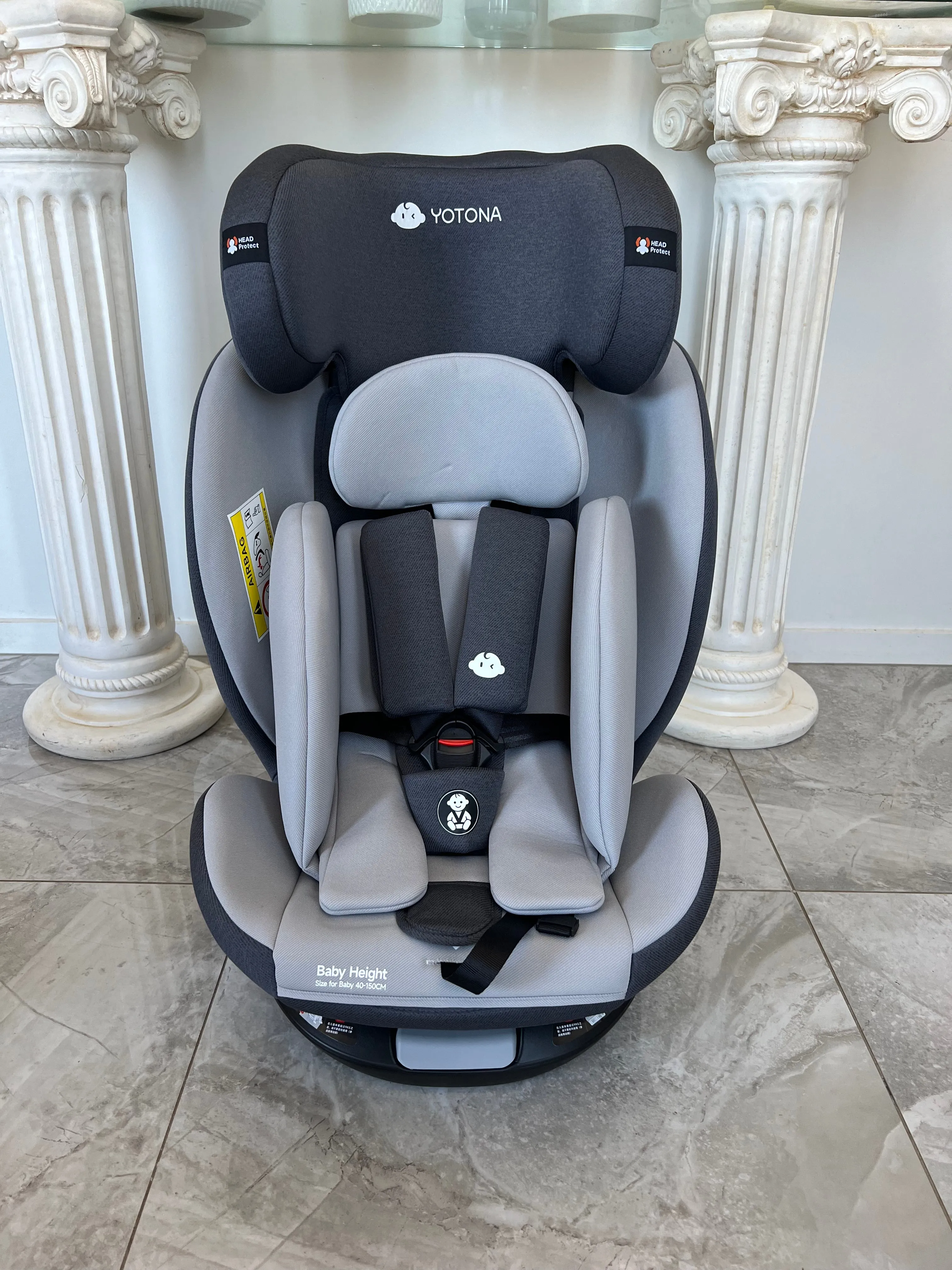 Premium Secure Swivel 360 i-Size Baby Car Seat