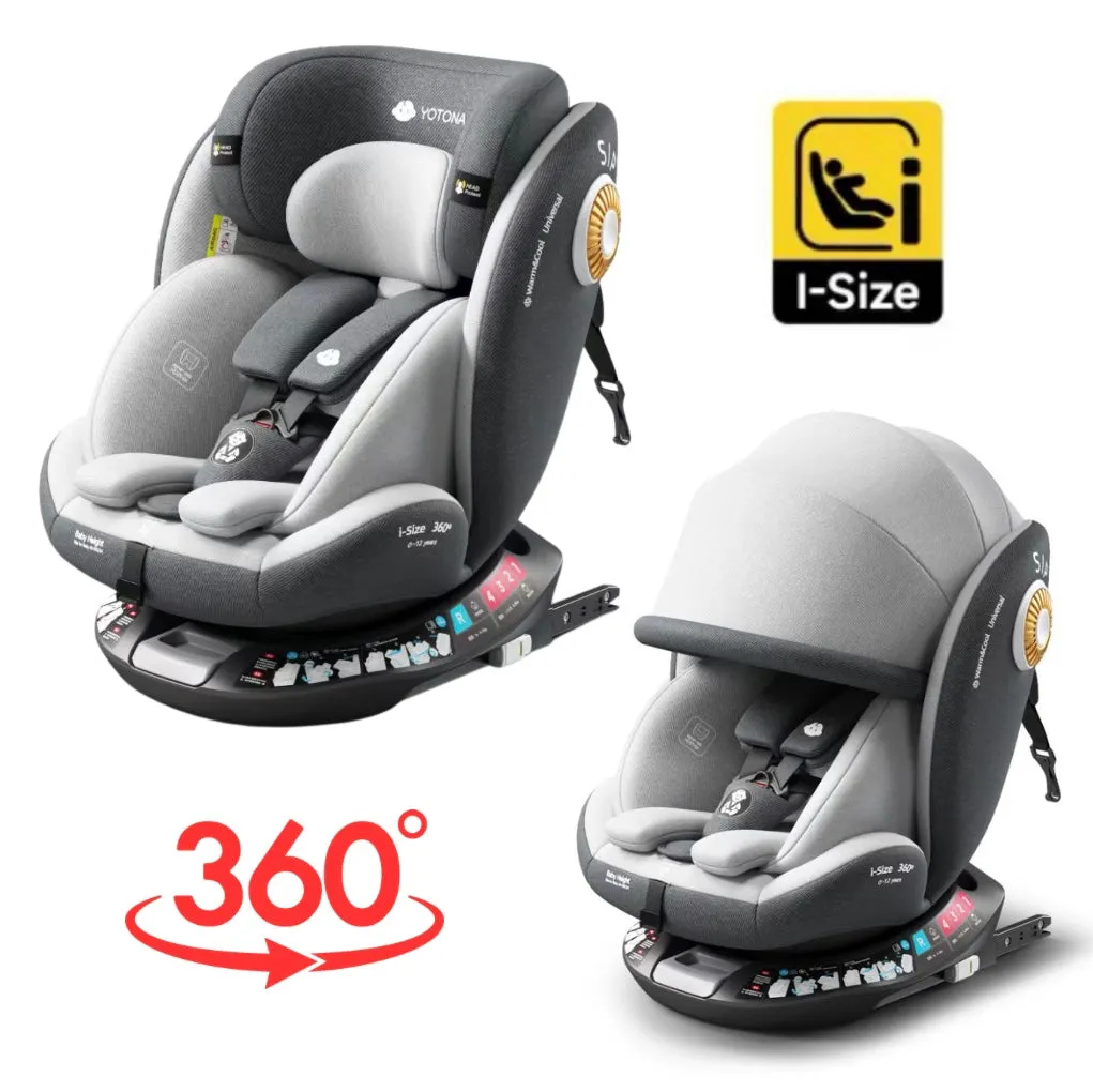 Premium Secure Swivel 360 i-Size Baby Car Seat