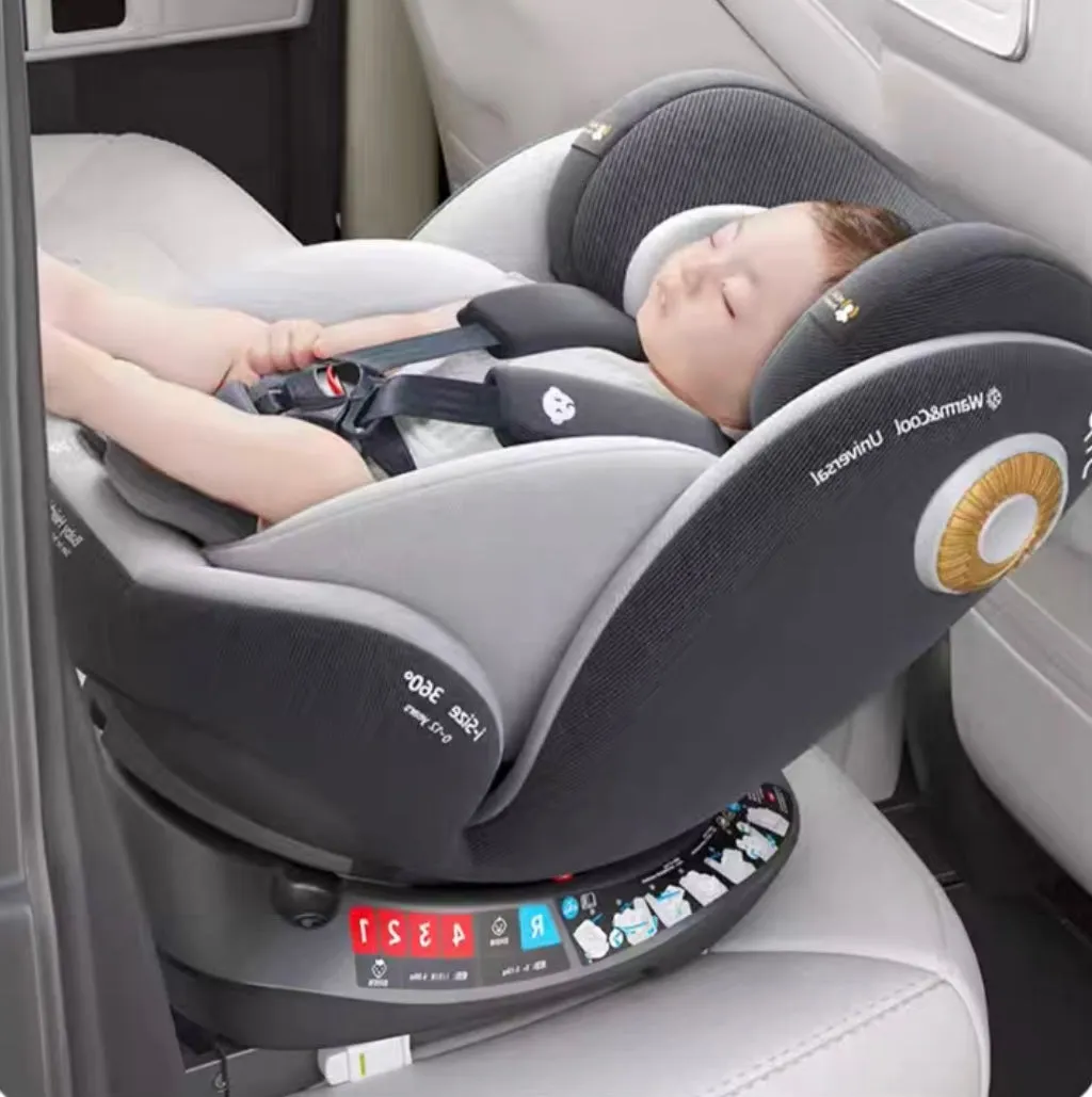 Premium Secure Swivel 360 i-Size Baby Car Seat