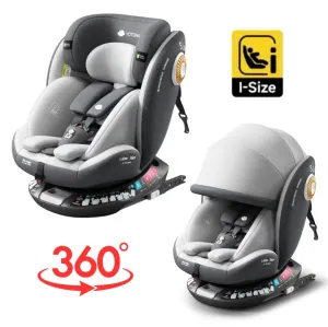 Premium Secure Swivel 360 i-Size Baby Car Seat