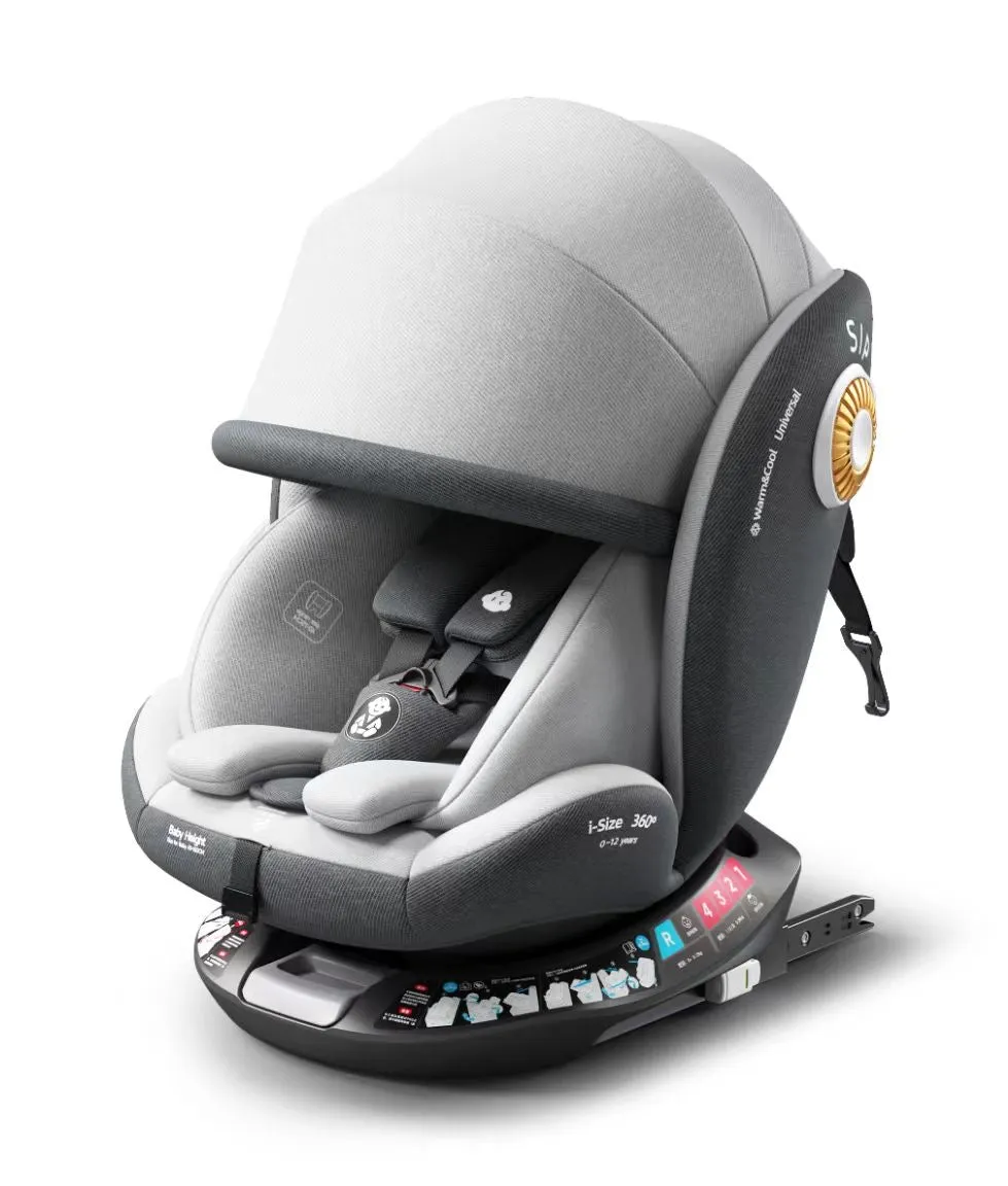 Premium Secure Swivel 360 i-Size Baby Car Seat