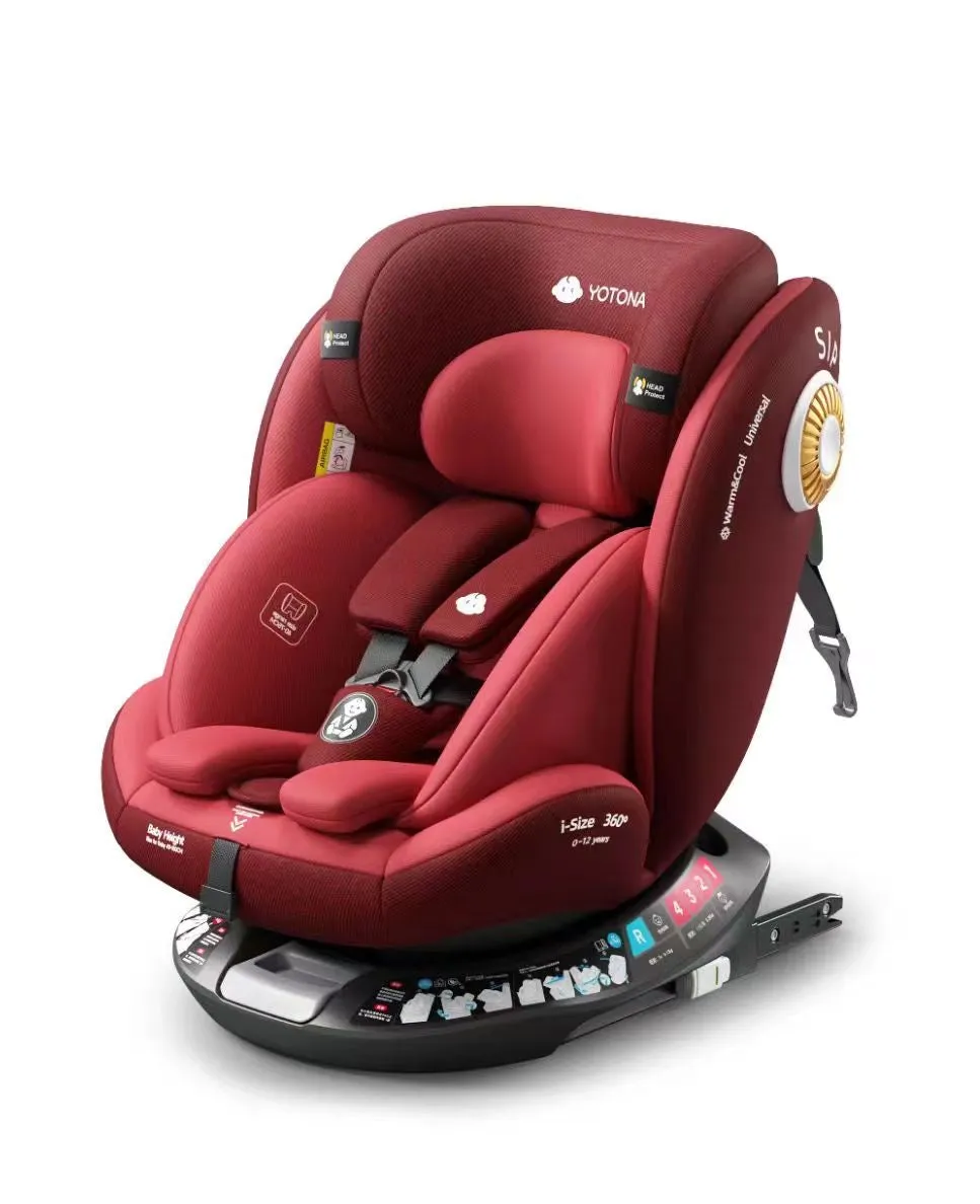 Premium Secure Swivel 360 i-Size Baby Car Seat