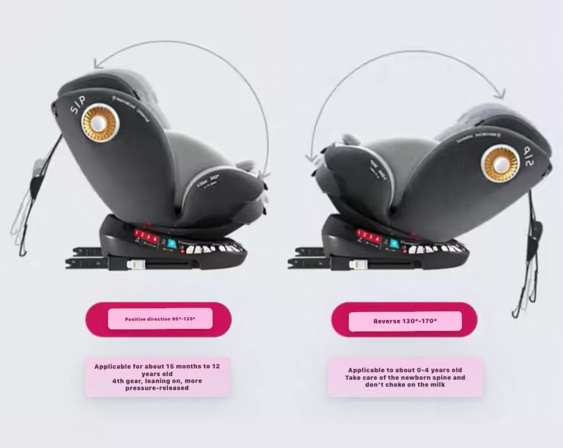 Premium Secure Swivel 360 i-Size Baby Car Seat