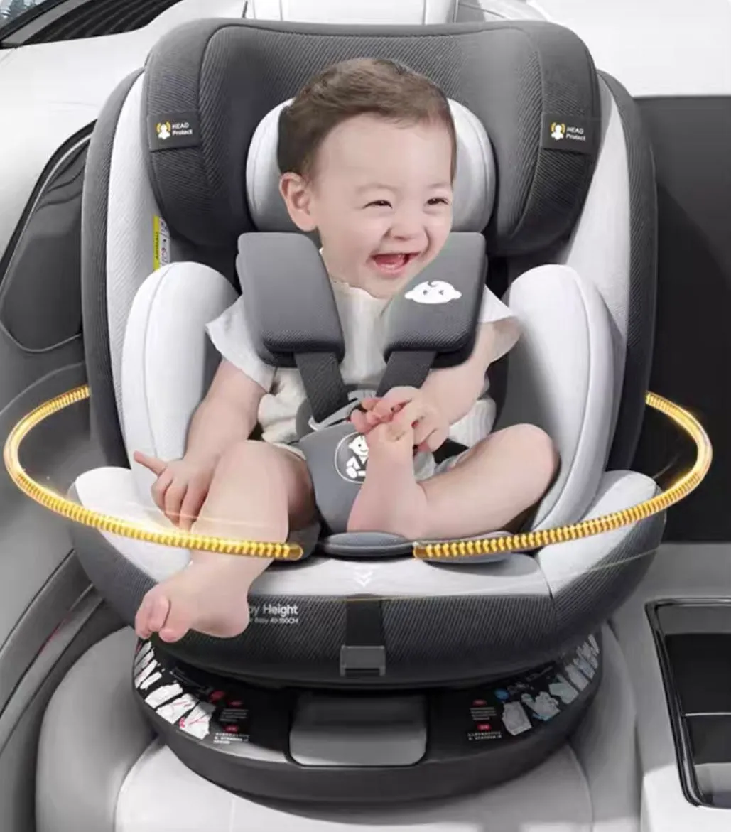 Premium Secure Swivel 360 i-Size Baby Car Seat