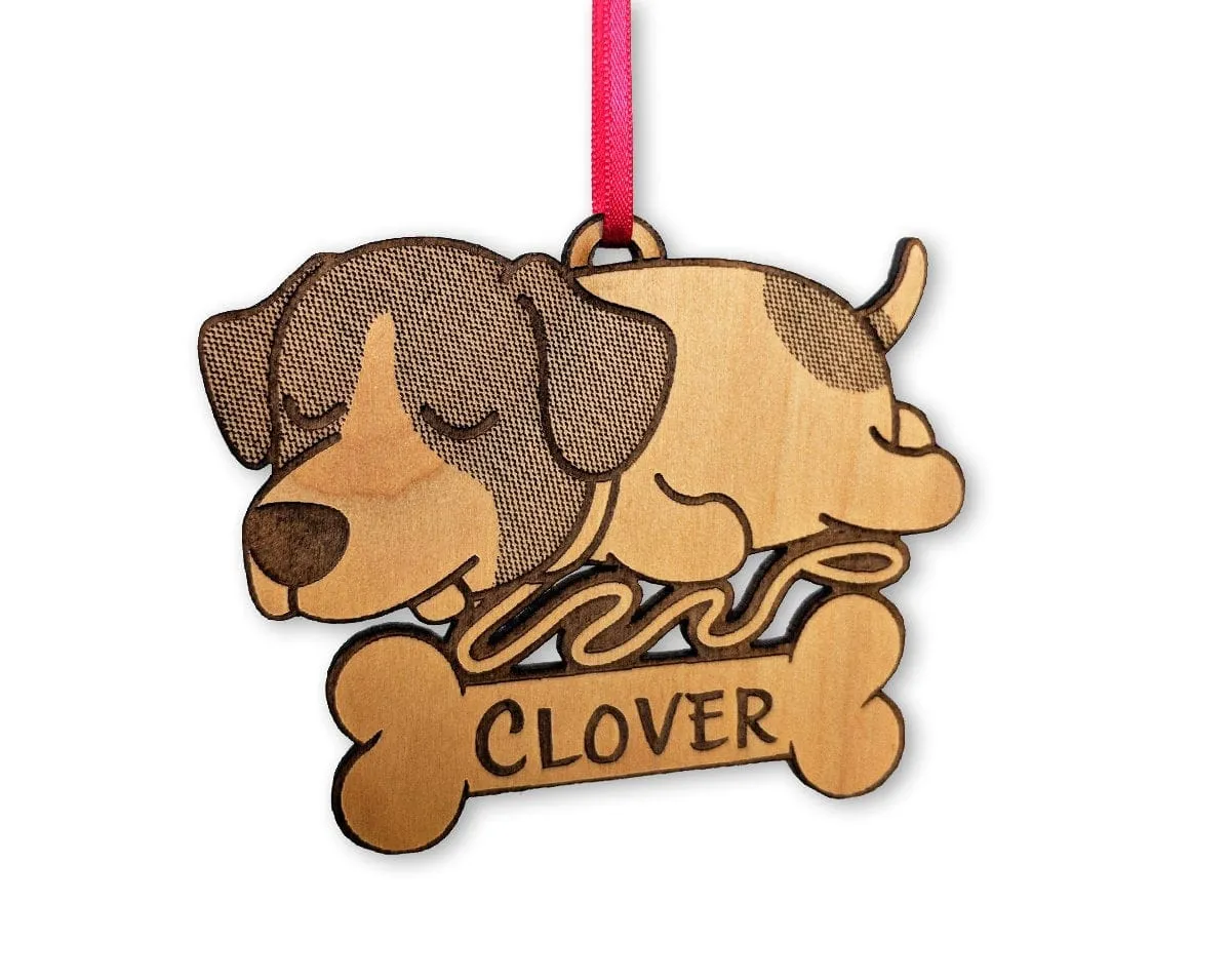 Puppies First Christmas Jack Russel Terrier Birthday Gift for Favorite Dog Kids Ornament for New Pet Family Member Holiday Custom Idea Gifts