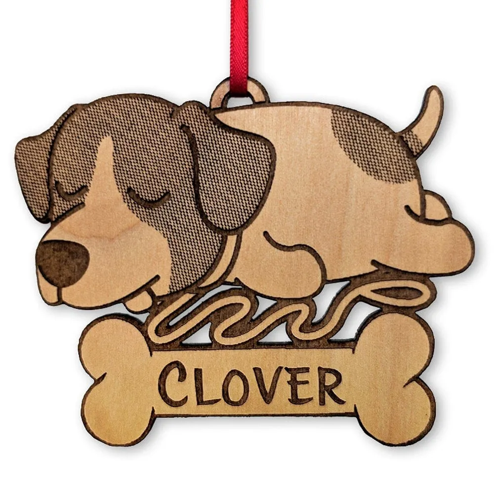 Puppies First Christmas Jack Russel Terrier Birthday Gift for Favorite Dog Kids Ornament for New Pet Family Member Holiday Custom Idea Gifts
