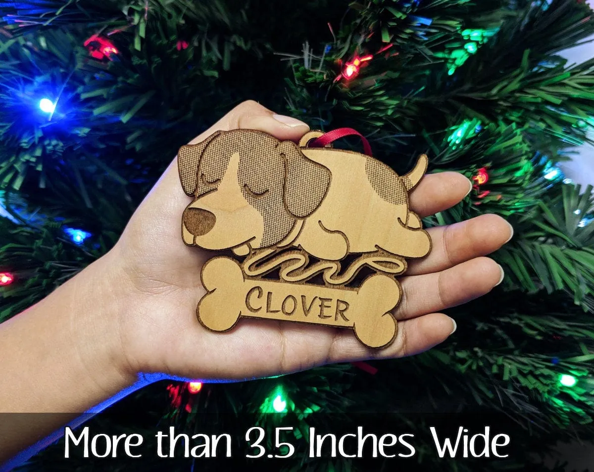 Puppies First Christmas Jack Russel Terrier Birthday Gift for Favorite Dog Kids Ornament for New Pet Family Member Holiday Custom Idea Gifts