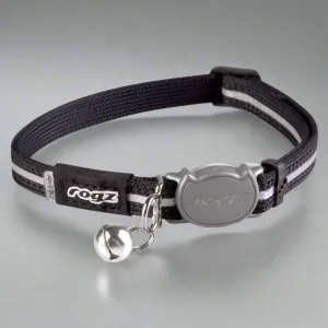 Rogz Black Alley Cat Collar
