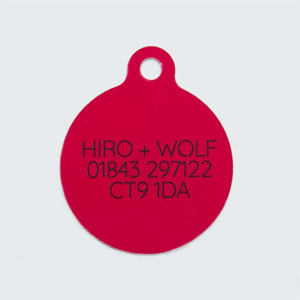 'Shuka Red' Pet Tag