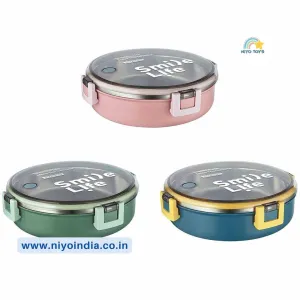 Stainless Steel Lunch Box, Leak Proof Lid, Hot Insulated Lunch Box, for Kids and Adults