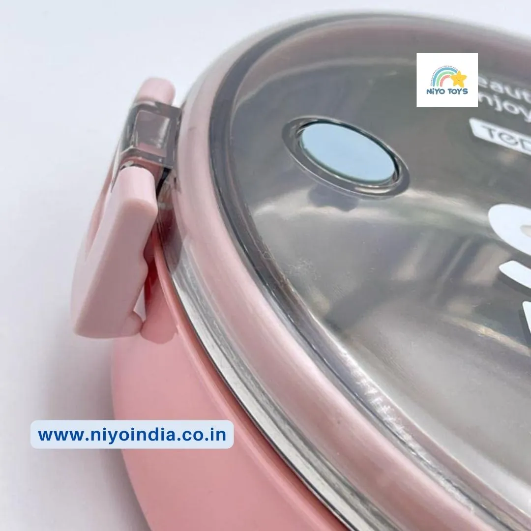 Stainless Steel Lunch Box, Leak Proof Lid, Hot Insulated Lunch Box, for Kids and Adults