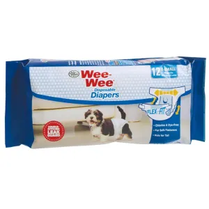 Wee Wee Disposable Dog Diapers from Four Paws