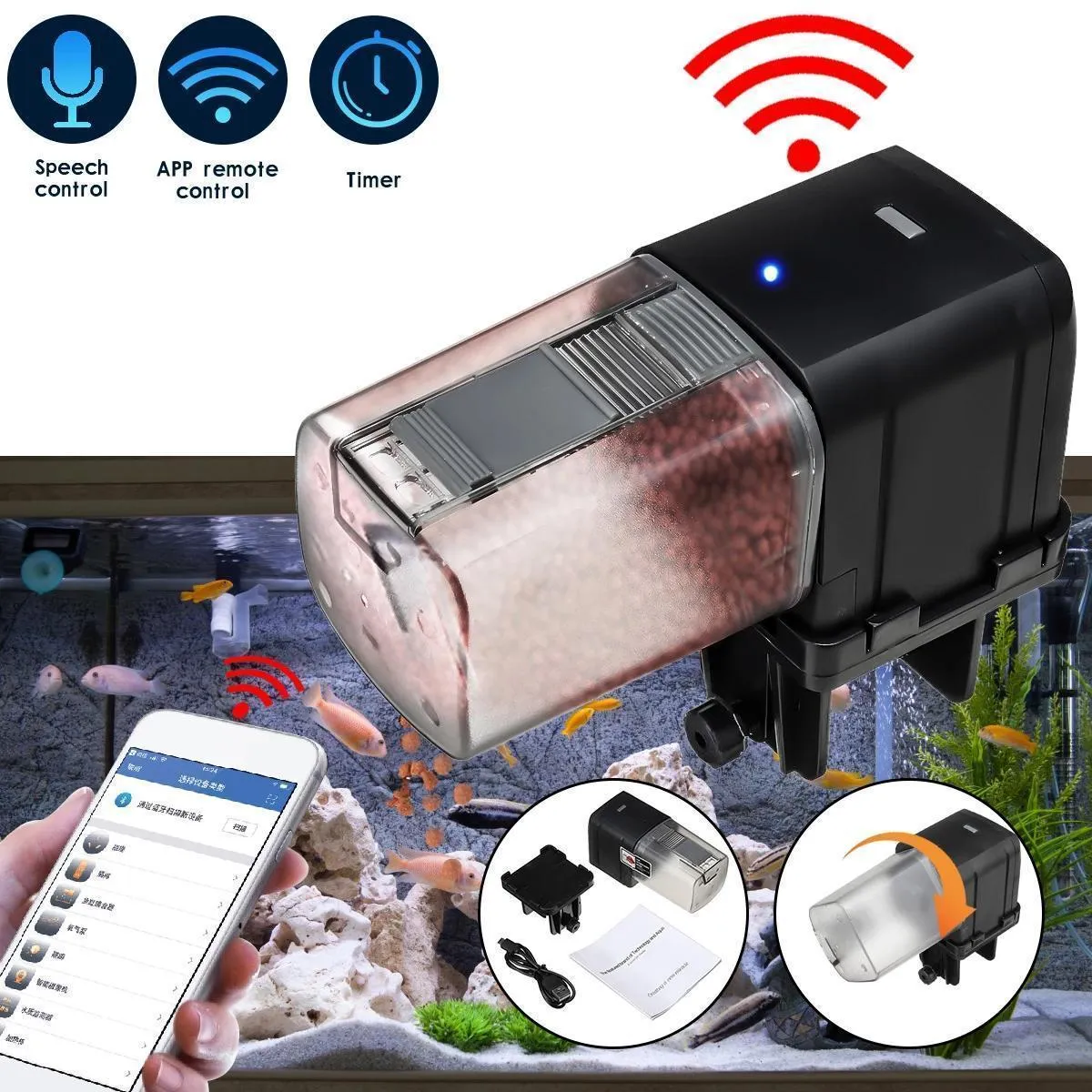 WIFI Automatic Fish Feeder